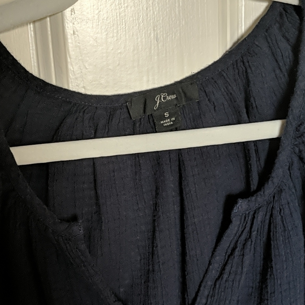 J. Crew Scoopneck Beach Top in Crinkle Cotton - Picture 5 of 10